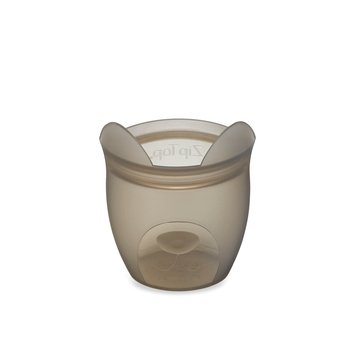 Zip Top Baby Snack Container - Grey Dog-Mountain Baby